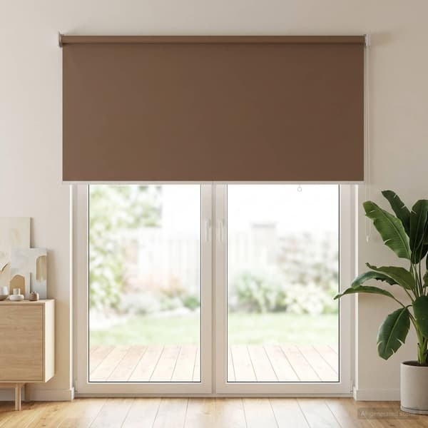 Rullgardin UV-skydd Taupe 100 x 230 cm Polyester
