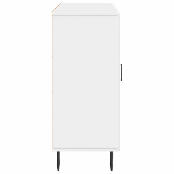 Sideboard Vit högglans 89 x 34,5 x 80 cm Konstruerat trä