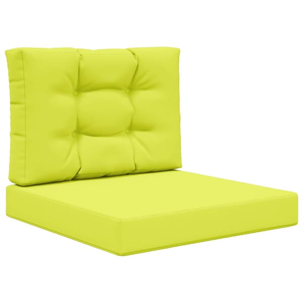 Utomhus Soffa Kudde 2 pcs Grön Polyester