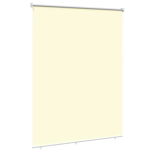 Rullgardin UV-skydd Gräddvit 180 x 230 cm Polyester