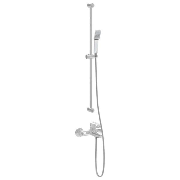Duschhuvud Set Krom 150 cm Rostfritt stål
