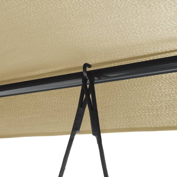 Hammock med tak sandvit stål