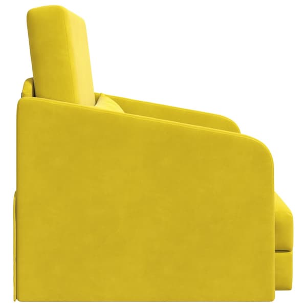 Soffsäng Gul 65 x 80 x 83 cm Sammet