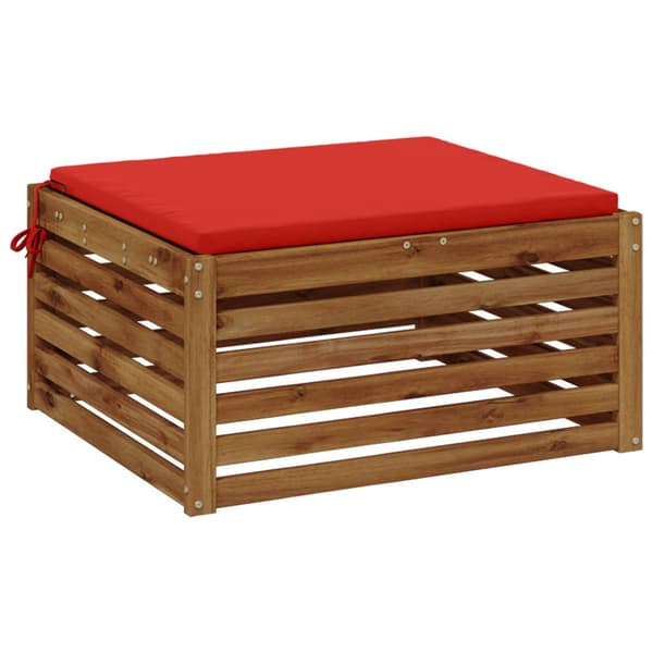 1-delad Sittdyna SOEST 100% Polyester Röd 80 x 80 x 3 cm