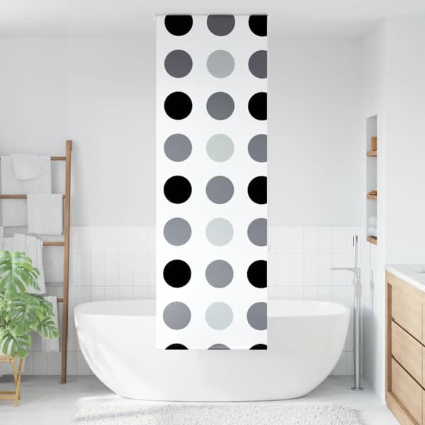 Rullgardin för dusch 60x240 cm tyg bredd 56 cm