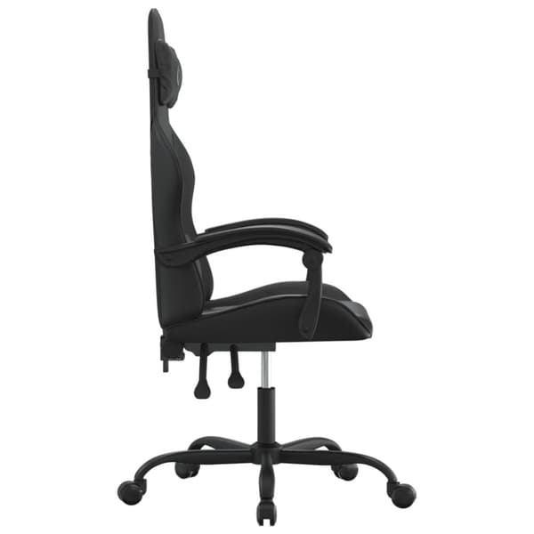 Gamingstol svart konstläder