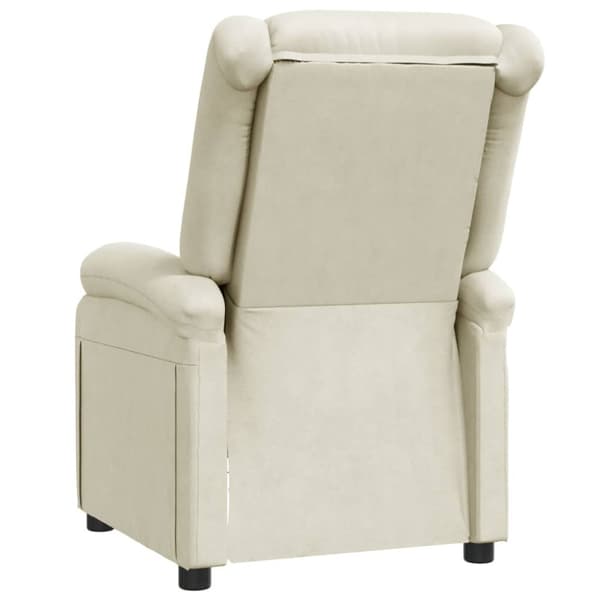 Reclinerfåtölj vit konstläder