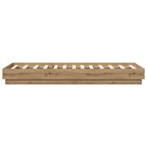Golvsängsram Artisan-ek 80 x 200 cm Konstruerat trä