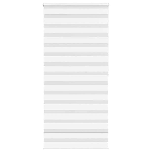 Rullgardin zebra vit 105x200 cm tyg bredd 100,9 cm polyester