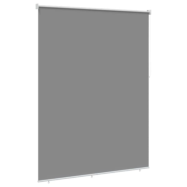 Rullgardin UV-skydd Ljusgrå 180 x 140 cm Polyester