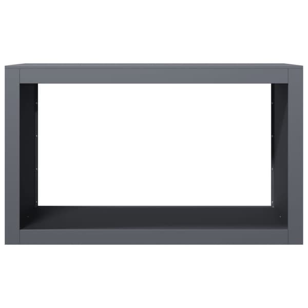 Vedställ antracit 100x40x60 cm stål