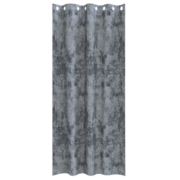 Sammetsgardiner 2 pcs Silvergrå 245 x 140 cm Sammet