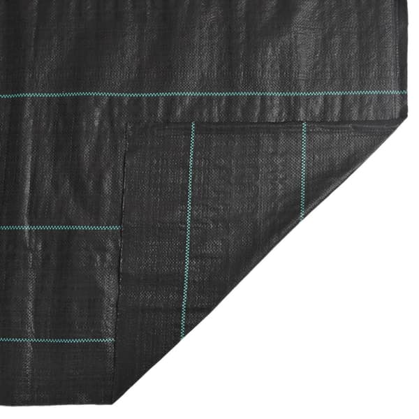 Ogräsmatta svart 1x100 m PP