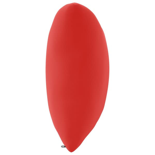 1-delad ryggkudde PUTTEN 100% Polyester Röd 80 x 40 x 15 cm