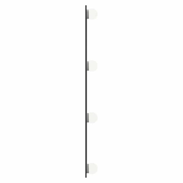 Väggspegel med LED-belysning 30x60 cm glas rektangulär
