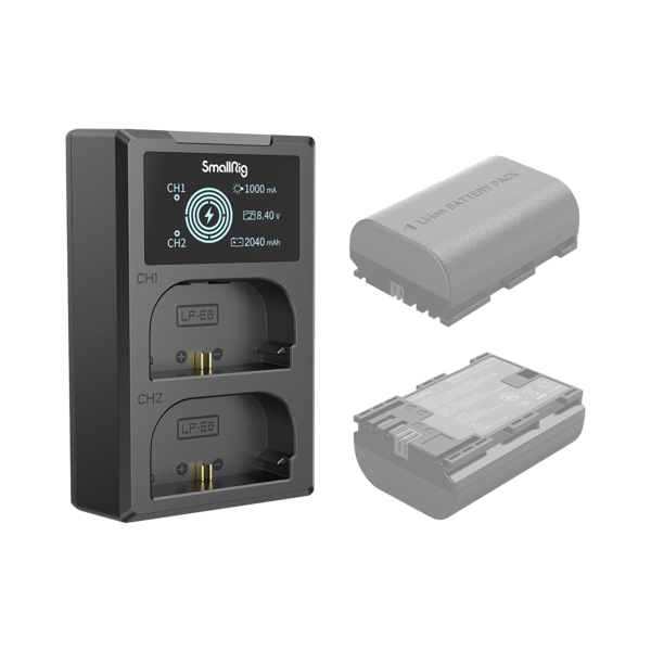 SmallRig 4084 Battery Charger For LP-E6 Batteries