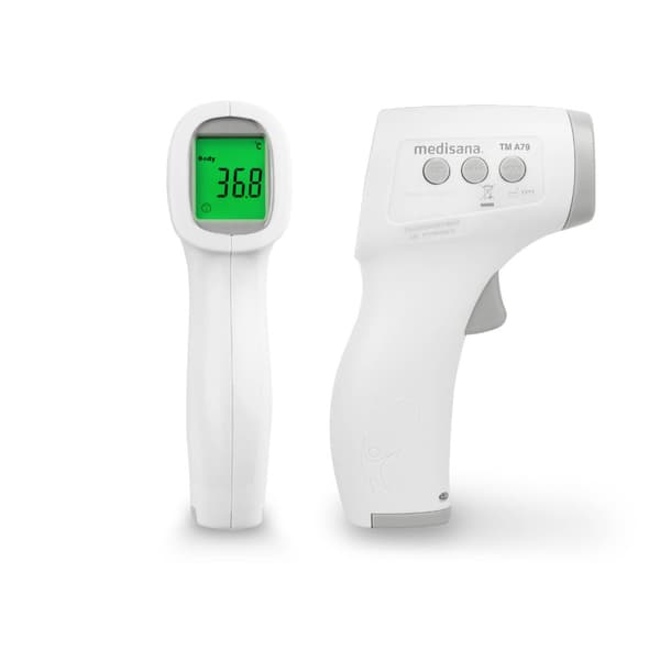 Medisana TM A79 Beröringsfri termometer Grå, Vit Universal Knappar