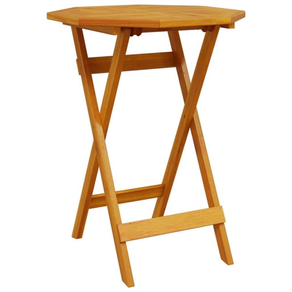 Fällbart bistroset 3 pcs Brun Massivt Akaciaträ