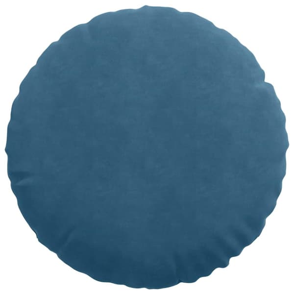 Sittkuddar 2 pcs Blå Ø50 x 19 cm Sammet