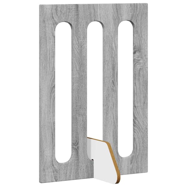 Fällbar husdjursgrind 2 pcs Grå Sonoma 100,5 x 38 x 70 cm