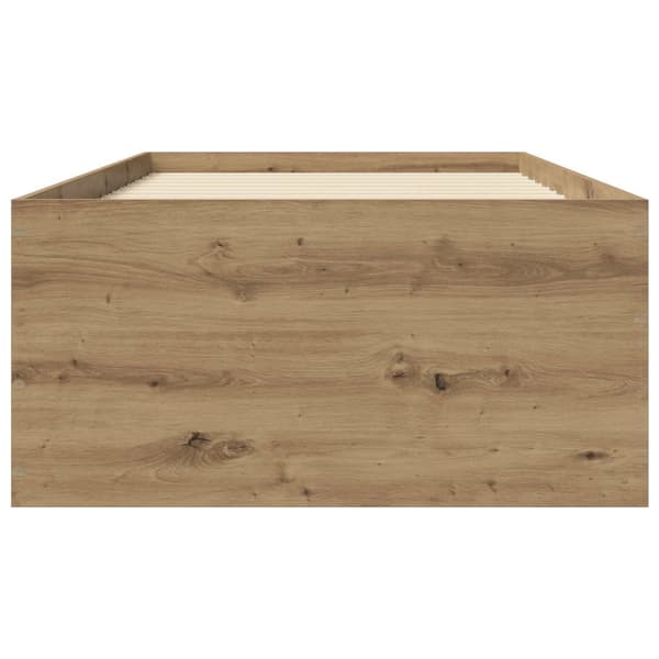 Golvsängsram Artisan-ek 80 x 200 cm Konstruerat trä