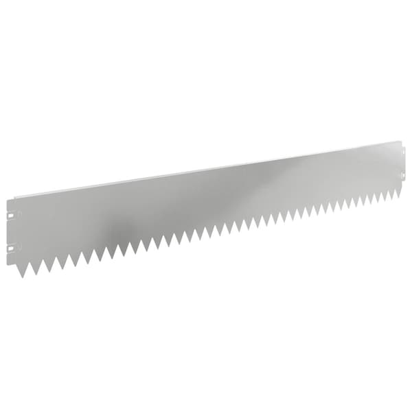 Kant för gräsmatta 30 pcs 103 x 15 cm Stål Silver