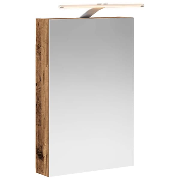 Badrumsspegelskåp Gammalt trä 40 x 10,5 x 60,5 cm
