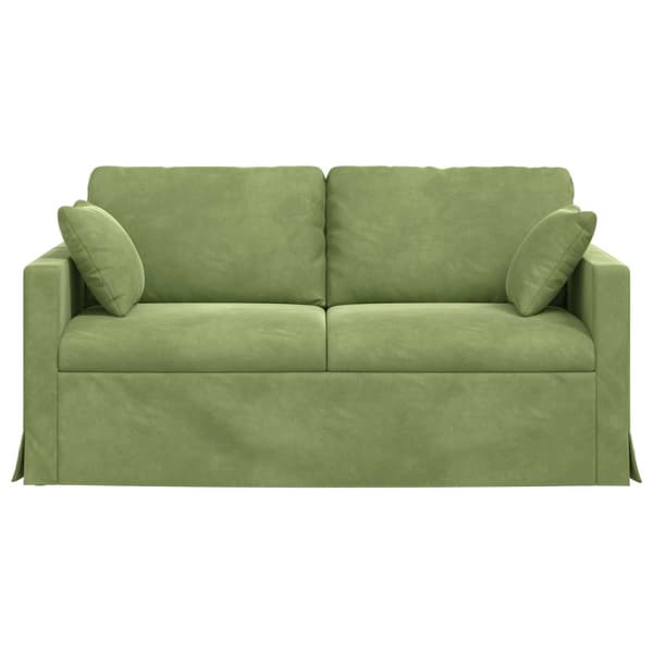 Soffa Ljusgrön 158 x 78 x 80 cm Sammet
