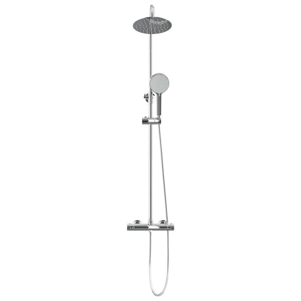 Termostatduschsystemset Krom 27 x 43,5 x 83 cm