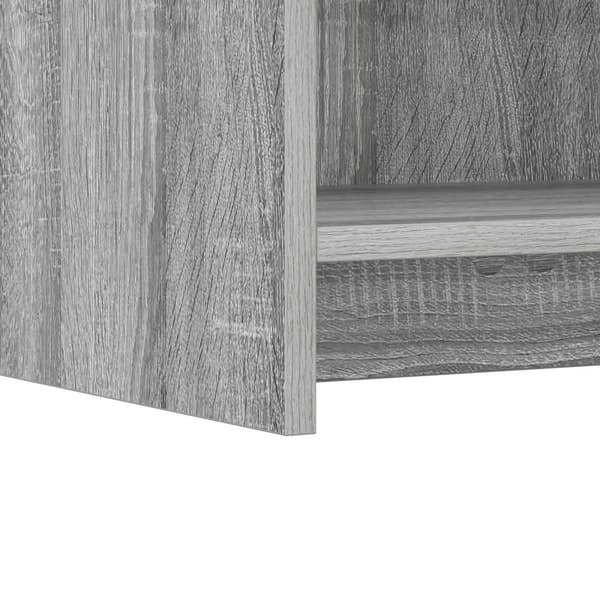Sideboard Grå Sonoma 75 x 36 x 80 cm Konstruerat trä