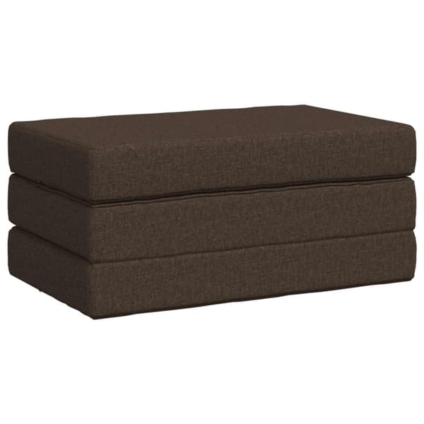 Fällbar Soffbed 100 x 67 x 45 cm Taupe