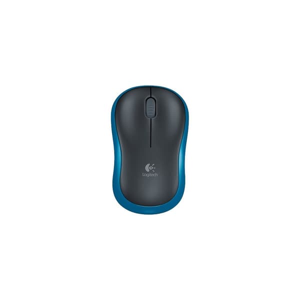Logitech M185 - mus - 2.4 GHz - blå