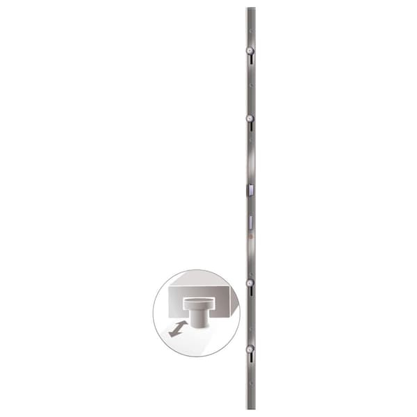 Ytterdörr vit 108x208 cm PVC