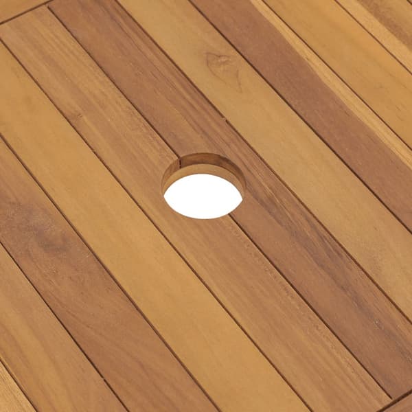 Badrumsunderskåp massiv teak 132x45x75 cm