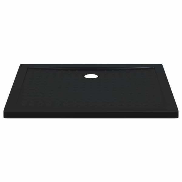 Duschbas Tray med Prickar 100 x 80 x 4 cm ABS Svart