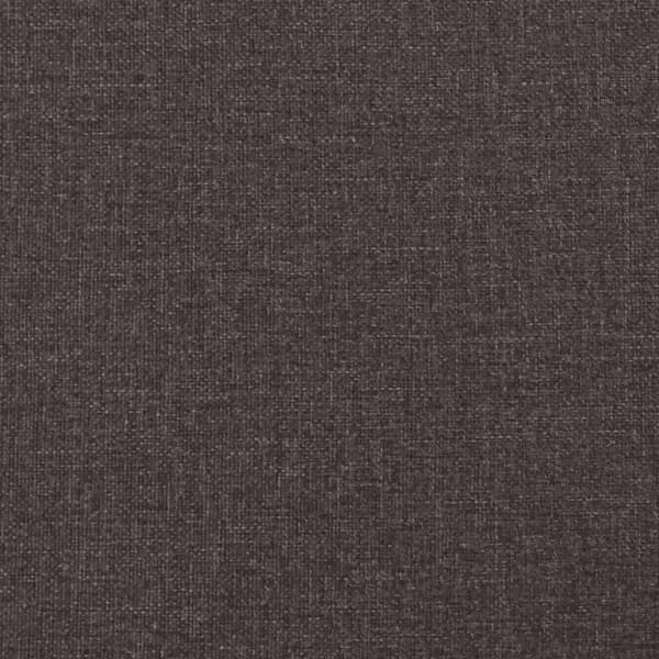 Bed Frame without Mattress "Hvar" Dark Brown 140x200 cm Fabric