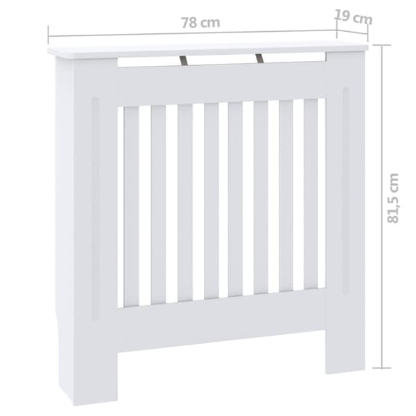 Elementskydd MDF vit 78 cm