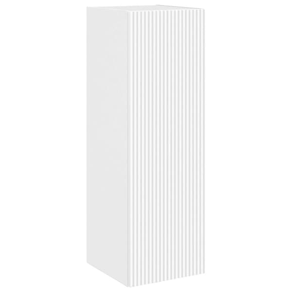 Badrumsmöbelset 6 pcs Vit Konstruerat trä och glas