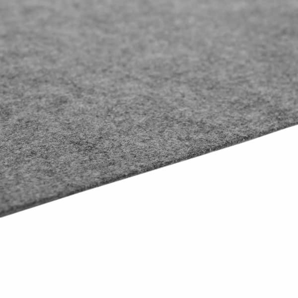 Bottenmatta ljusgrå 640x321 cm polyester geotextil