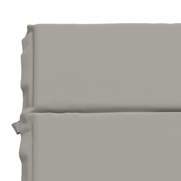 Solstol Kudde GEMERT 100% Polyester Grå 200 x 60 x 3 cm