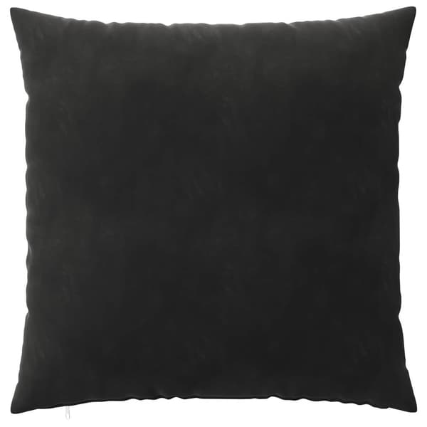 Kuddöverdrag 6 st HEERLEN Svart 80 x 80 cm Sammet