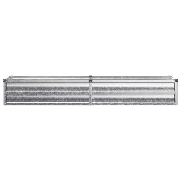 Höjd Trädgårdsbädd Silver 160 x 40 x 24 cm galvaniserad