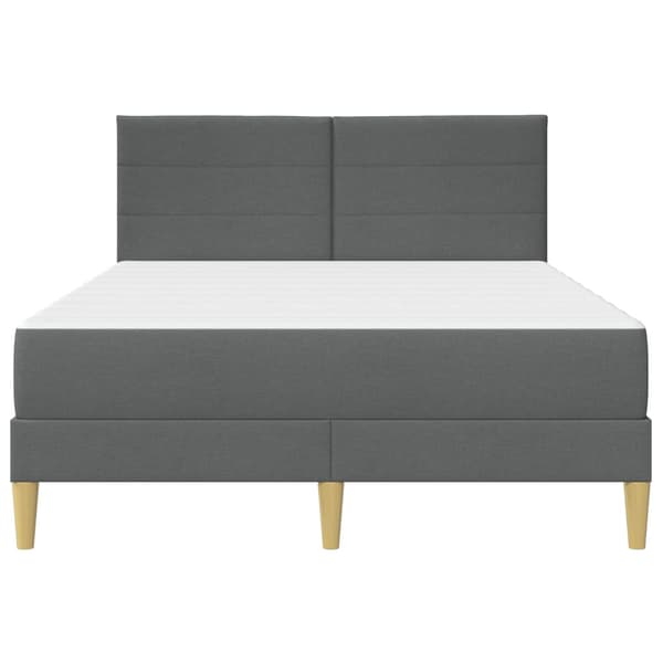 Sängram Mörkgrå 120 x 190 cm Polyester