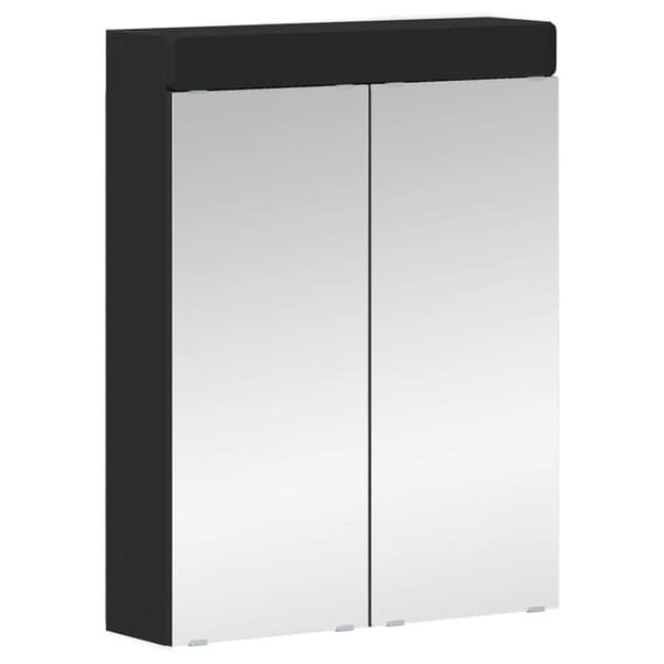 Badrumsmöbelset TULUM 2 pcs Svart 60 x 34 x 63 cm