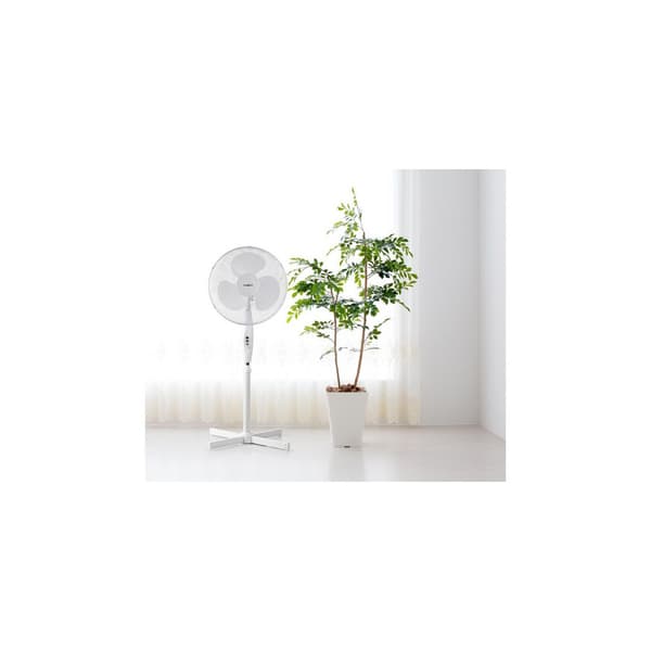 Stativfläkt NEDIS 40 cm 45W plast vit