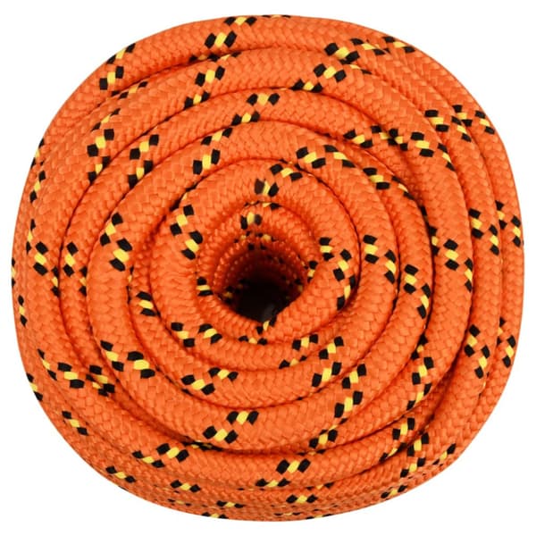 Båtlina orange 20 mm 100 m polypropylen