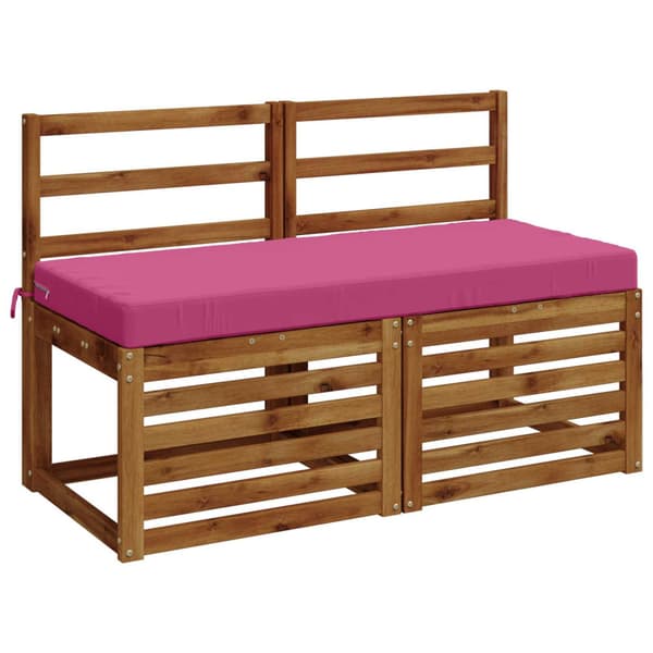 2-delade Bänk Kuddar SOEST 2 st 100% Polyester Rosa