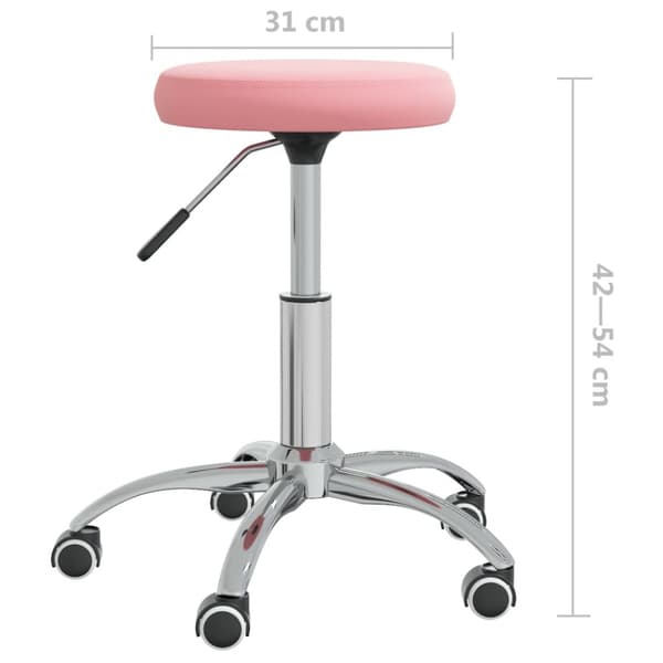 Massagepall rosa sammet