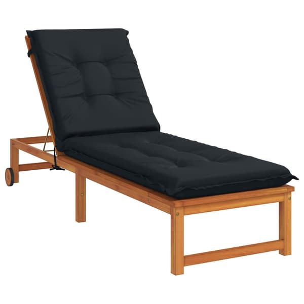Solstol Kudde GEMERT 100% Polyester Mörkblå 190 x 60 x 9 cm