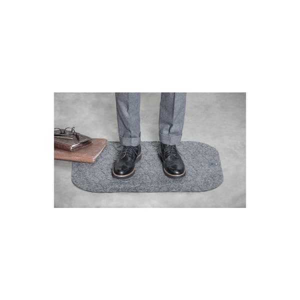 Arbetsplatsmatta STANDUP 53x77cm grå